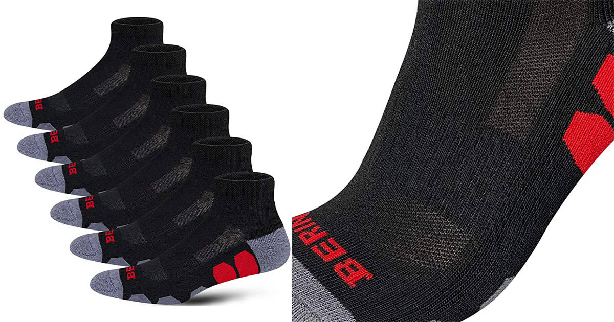 BERING Men's Performance Athletic Ankle Running Socks