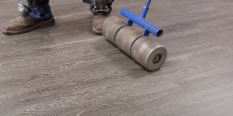 roller on coretech wood