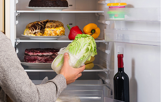 Store Cabbage In The Refrigerator