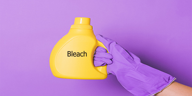 Apply Bleach on White Colored Mold Affected Clothes