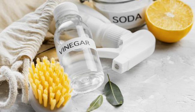 Apply White vinegar To remove odor from garments