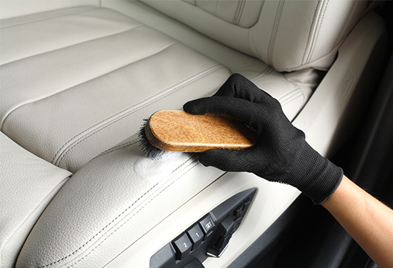 Cleaning Mold off the Leather Using Mild Dish Soap