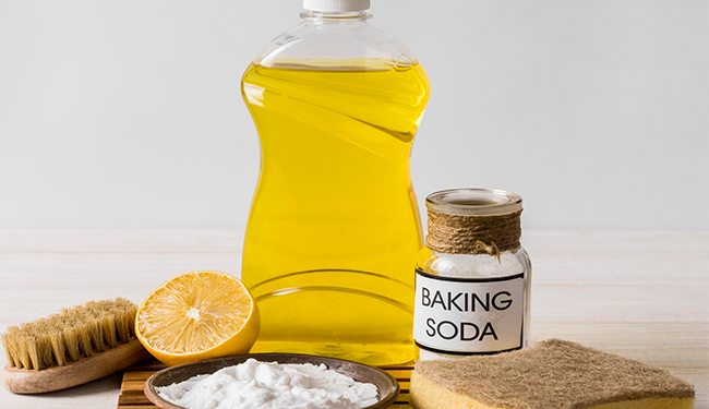 Mix Baking Soda and Coconut Oil