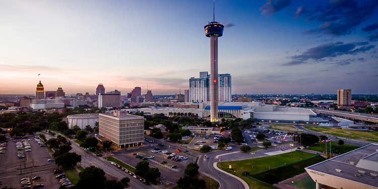 Dinner and View from the Tower of Americas