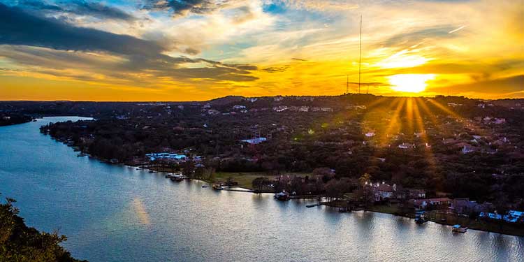 Sunset at Mount Bonnell