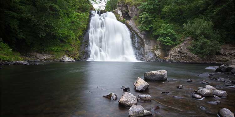 Cool off at the Young River Falls