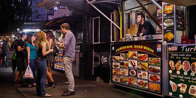 Eat From a Food Cart