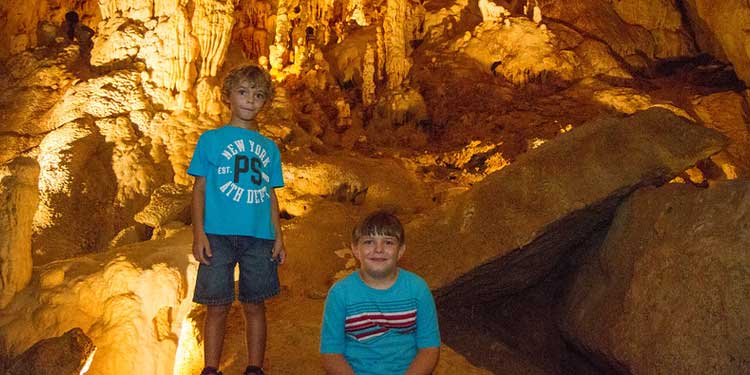 Family Adventure at the Natural Bridge Caverns