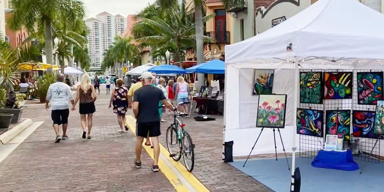 Fort Meyers Art Walk and Music Walks