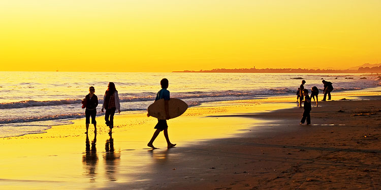 Watersports at Arroyo Burro Beach