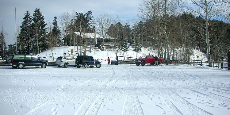 Snowboarding at Mount Lemmon Ski Valley