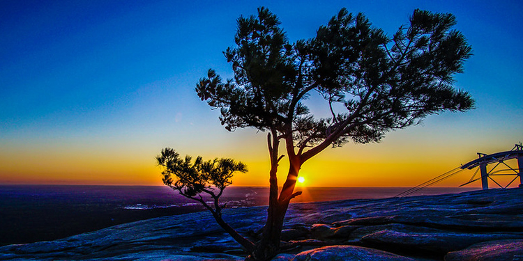 Rise Above Atlanta From Stone Mountain 